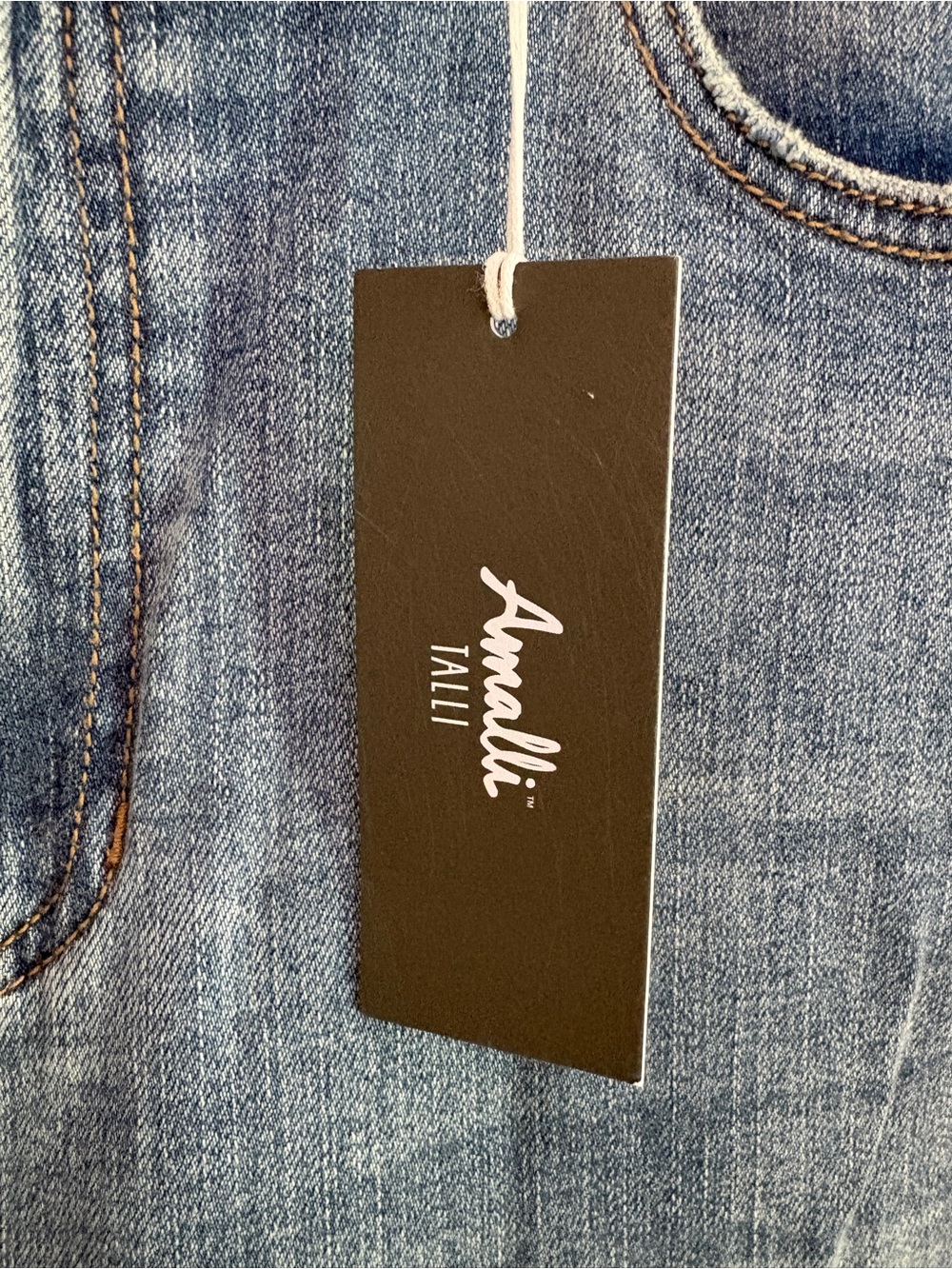 Amalli Talli NWT Women’s Finley Tall Wide Leg Jean - Sky Wash W32 / L34 - Picture 9 of 9